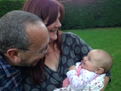 Chris and Ruth with Charlotte