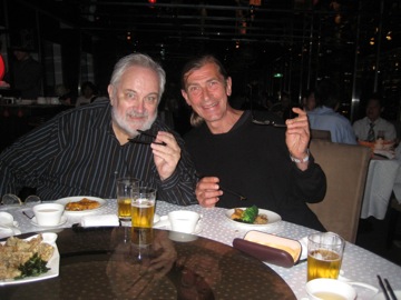 May 15th David Tall celebrates his 68th birthday at the restaurant on the 85th floor of Building 101 with John Monaghan
