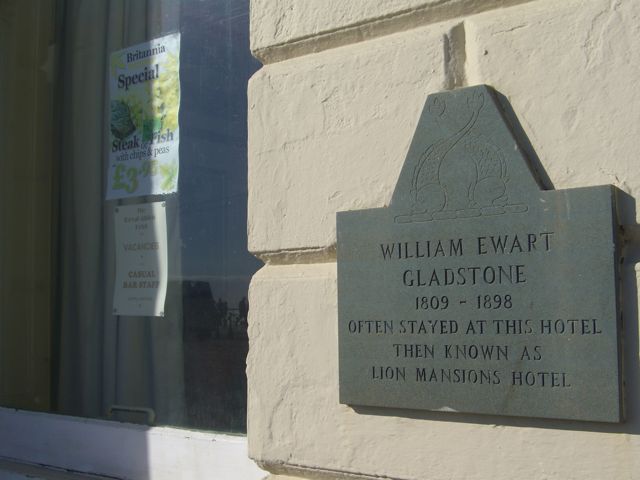 William Gladstone stayed here