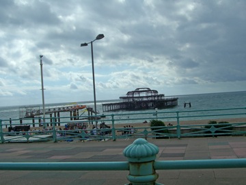 The now defunct West Pier, Rebecca's favourite in the 60s