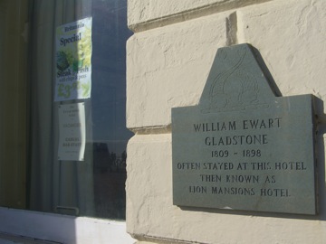 William Gladstone stayed here