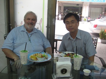 Lunch with Jeffrey (Abe's PhD student)