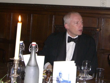Marcus du Sautoy at the Head of High Table